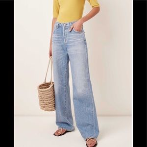 NWT Citizens of Humanity High-Rise Wide-Leg Jeans